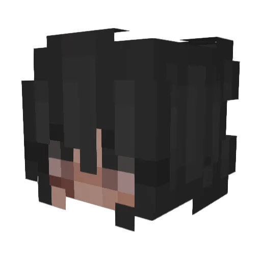 GalaxyStarzzz Minecraft avatar head, 3D render
