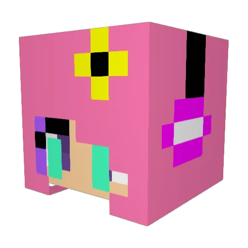 GalaxyTacosXP Minecraft avatar head, 3D render