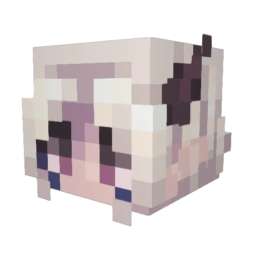 GalaxyTheWarlock Minecraft avatar head, 3D render