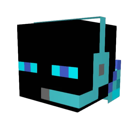 GalaxyTrooper16 Minecraft avatar head, 3D render