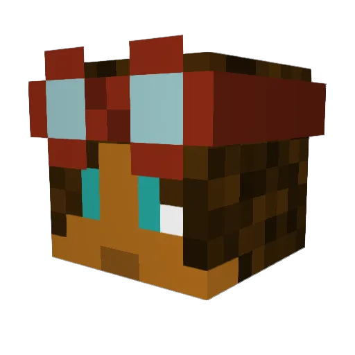 Galaxy_568 Minecraft avatar head, 3D render