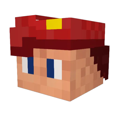 Galaxy_Express Minecraft avatar head, 3D render