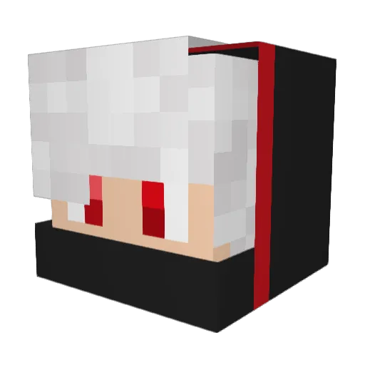 Galaxy_Man01 Minecraft avatar head, 3D render