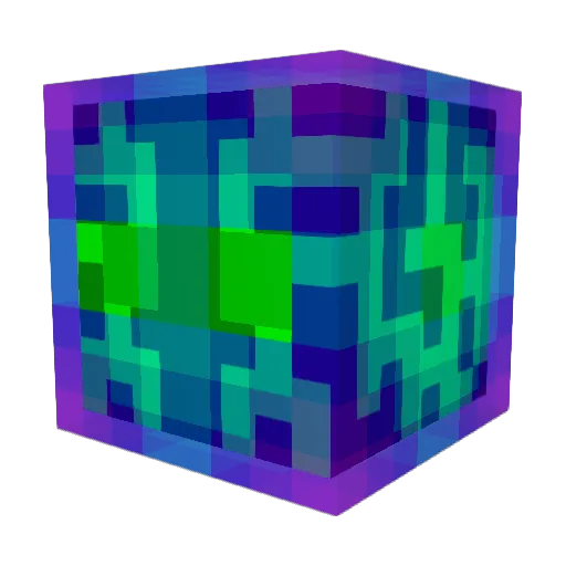 Galaxy_Prism Minecraft avatar head, 3D render