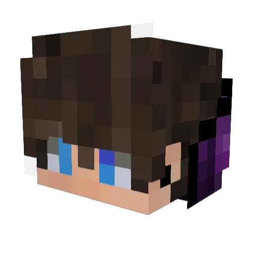 Galaxy_Zen Minecraft avatar head, 3D render