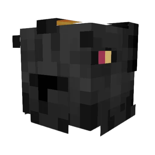 Galaxyann Minecraft avatar head, 3D render