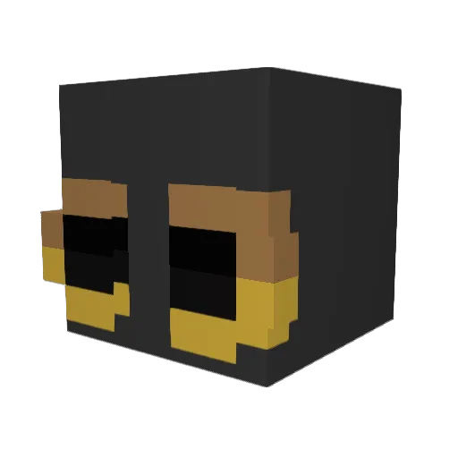 Galaxydfan12 Minecraft avatar head, 3D render
