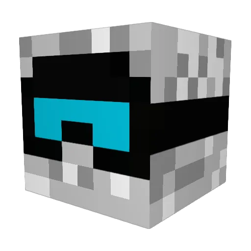 Galaxyman124 Minecraft avatar head, 3D render