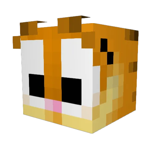 Galaxyu_ Minecraft avatar head, 3D render