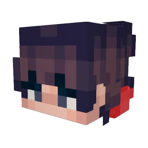 Galaxywolf505 Minecraft avatar head, 3D render