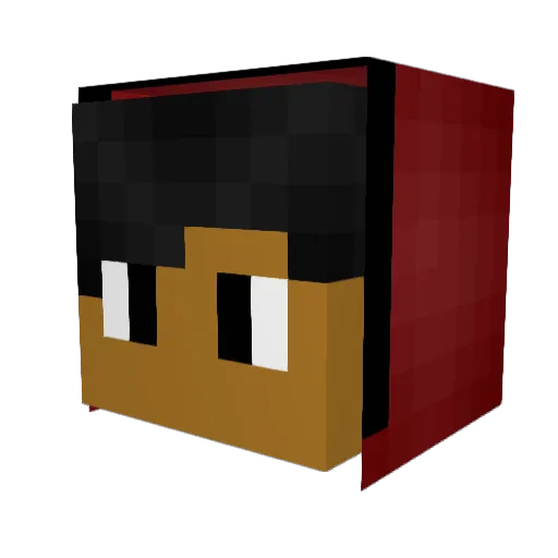 Galaxyz127 Minecraft avatar head, 3D render