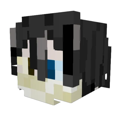 Galdi1527 Minecraft avatar head, 3D render
