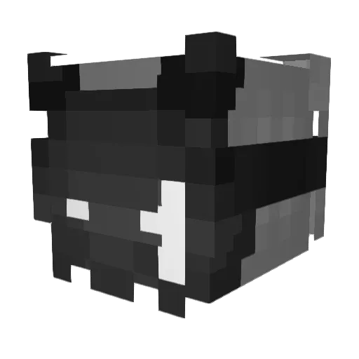 GalekTato Minecraft avatar head, 3D render
