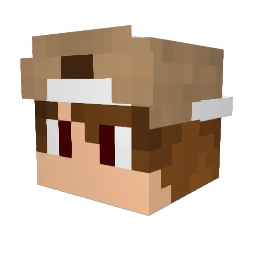 Galem023 Minecraft avatar head, 3D render