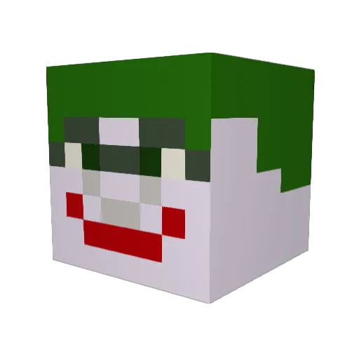 GalenT Minecraft avatar head, 3D render