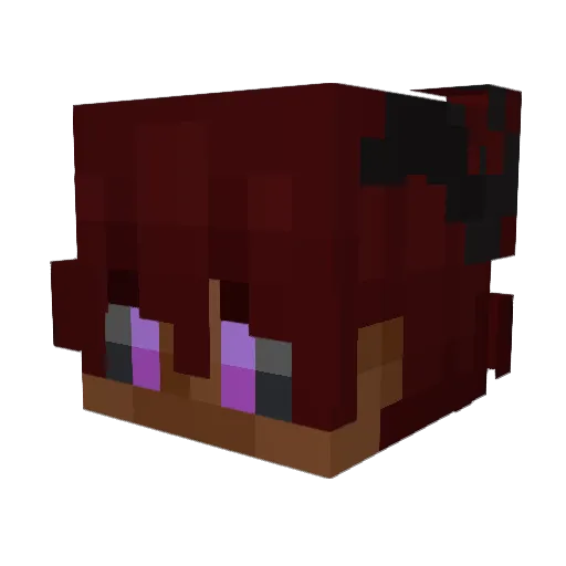GalexNotGood Minecraft avatar head, 3D render