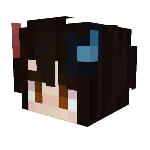 GalexY33 Minecraft avatar head, 3D render