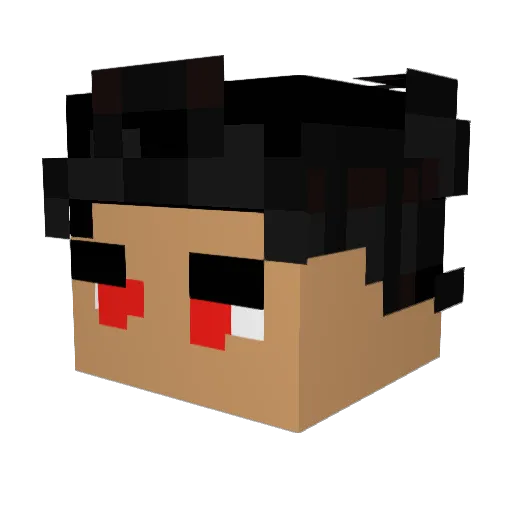 Galhadrim Minecraft avatar head, 3D render