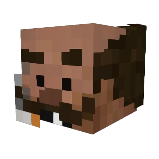 GallBobbler67 Minecraft avatar head, 3D render