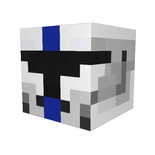 Gallak13 Minecraft avatar head, 3D render