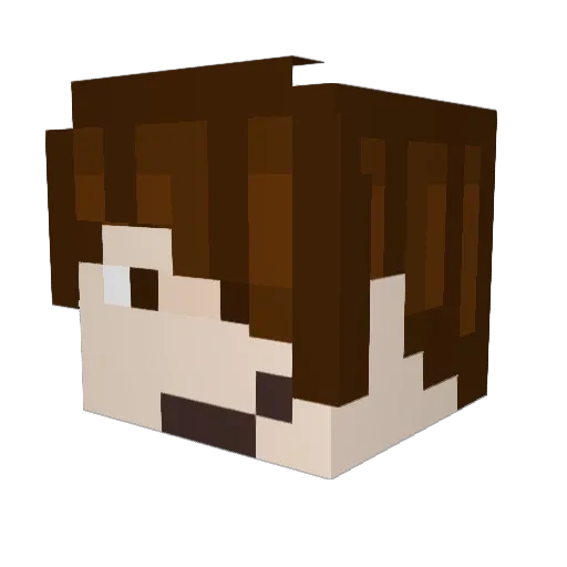 GallantGriffin_4 Minecraft avatar head, 3D render
