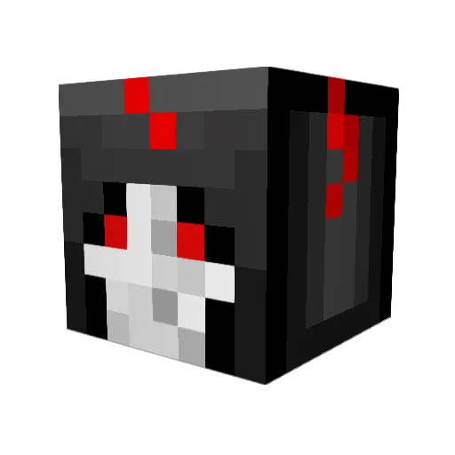 Gallenpizza Minecraft avatar head, 3D render