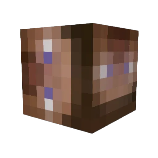 GalliumGreg Minecraft avatar head, 3D render