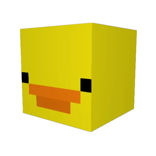 Gallizinho Minecraft avatar head, 3D render