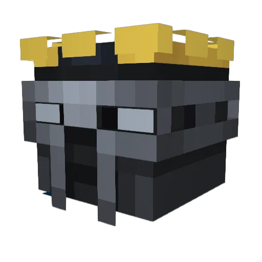Gallus_ Minecraft avatar head, 3D render