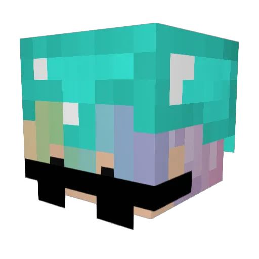 GaloBridger Minecraft avatar head, 3D render