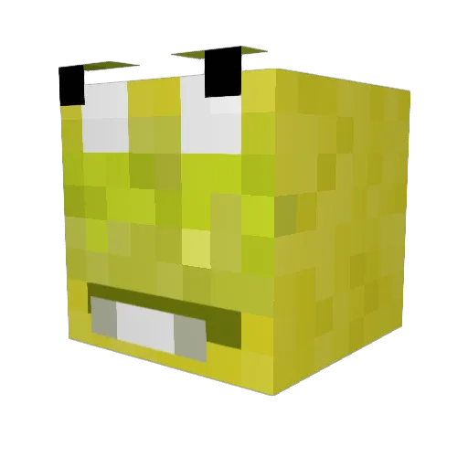 GalonErag Minecraft avatar head, 3D render