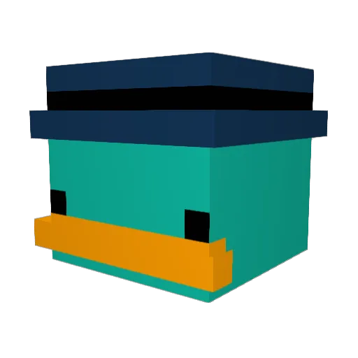Galopa25 Minecraft avatar head, 3D render