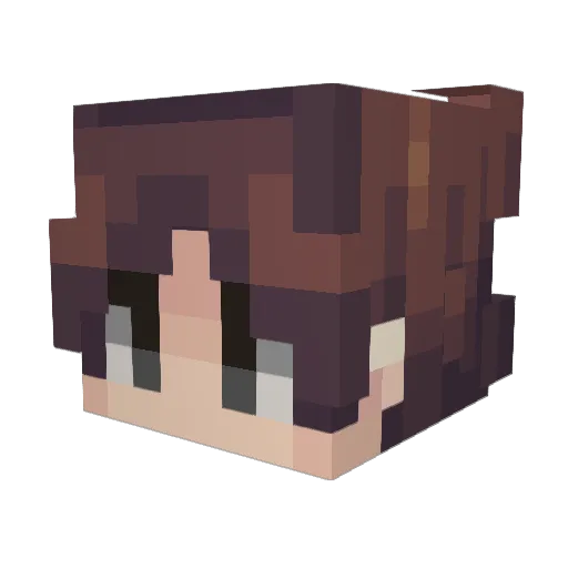Galovich Minecraft avatar head, 3D render