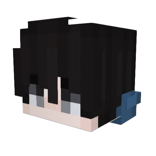 Galtyx_ Minecraft avatar head, 3D render