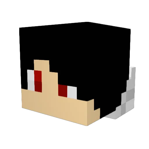 Galvez690 Minecraft avatar head, 3D render