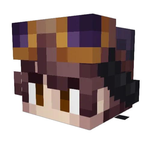 GalxyKnightGamer Minecraft avatar head, 3D render