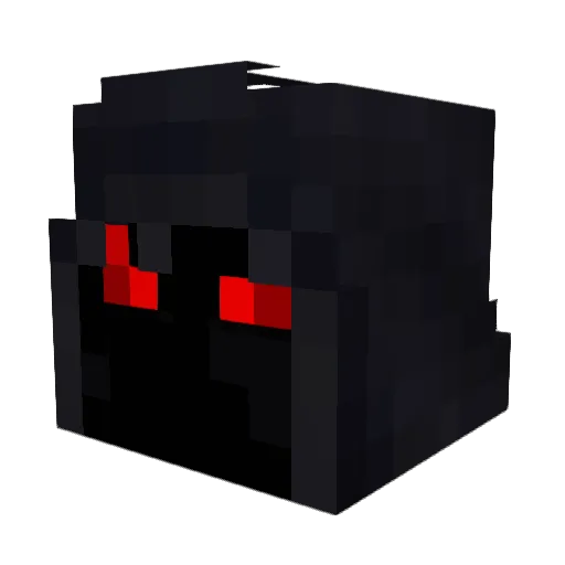 GamaSpeed Minecraft avatar head, 3D render