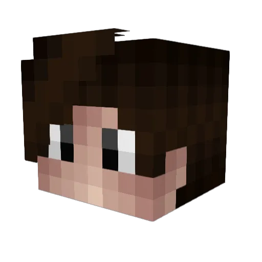Gambel2 Minecraft avatar head, 3D render