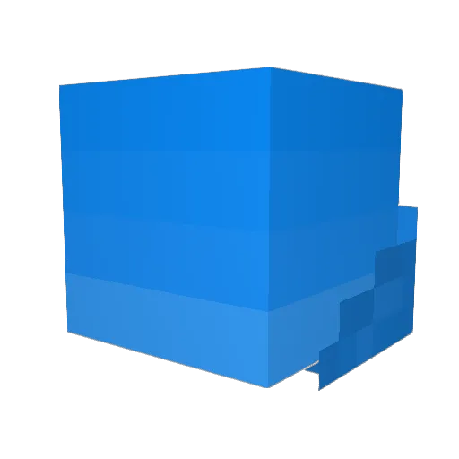 Gambit1234567890 Minecraft avatar head, 3D render