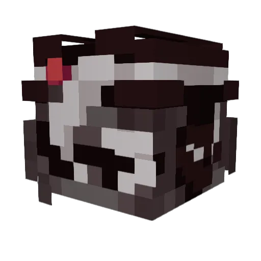 GambitsPuppy Minecraft avatar head, 3D render