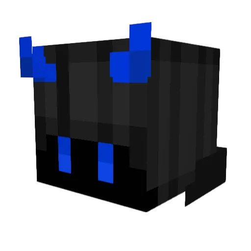 GamblersAce21 Minecraft avatar head, 3D render