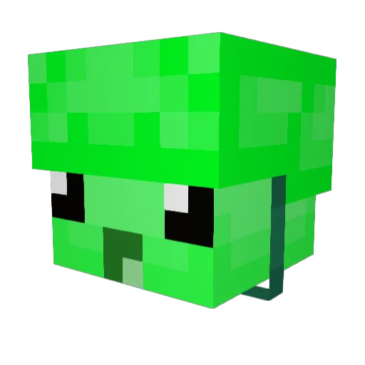 GamblingDebt Minecraft avatar head, 3D render