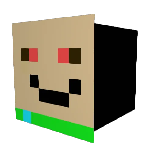 Game2011Freak Minecraft avatar head, 3D render