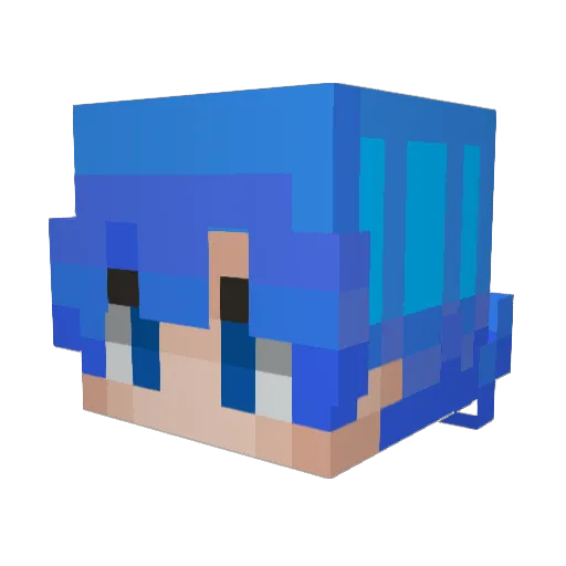 Game2550 Minecraft avatar head, 3D render