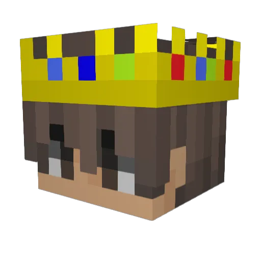 GameBoy__ Minecraft avatar head, 3D render