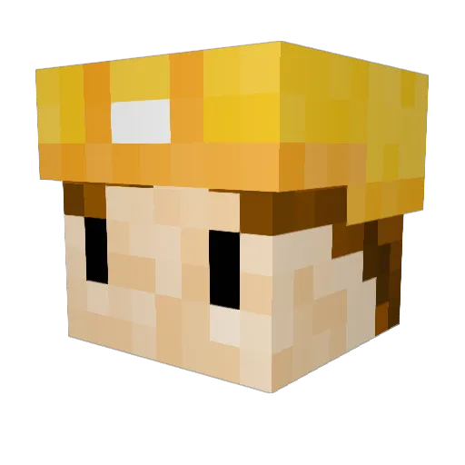 GameBrine Minecraft avatar head, 3D render