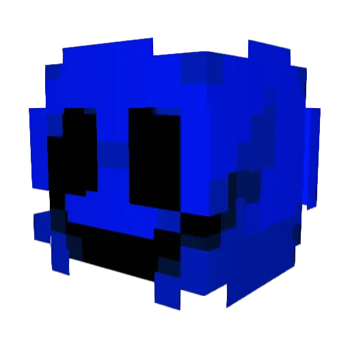 GameCheater Minecraft avatar head, 3D render