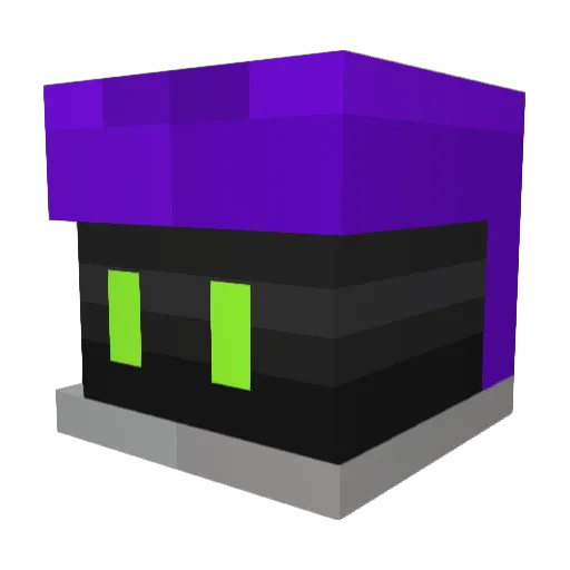 GameCubeYT Minecraft avatar head, 3D render
