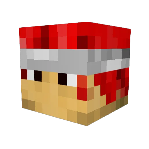 GameDragon_YT Minecraft avatar head, 3D render