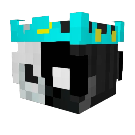 GameGirlAK Minecraft avatar head, 3D render
